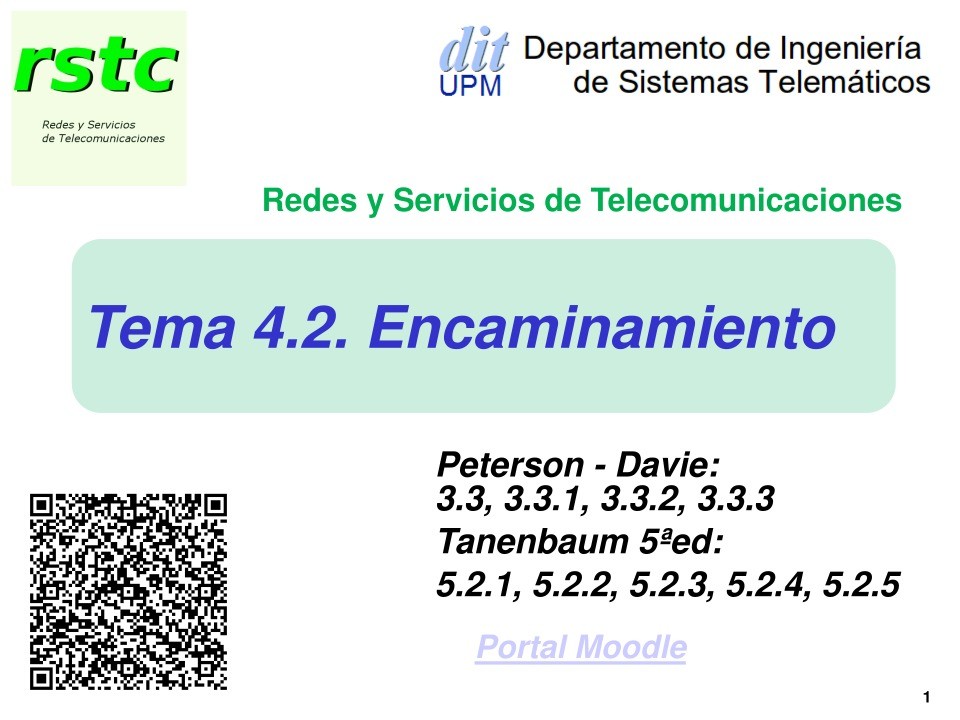 Imágen de pdf Tema 4.2. Encaminamiento